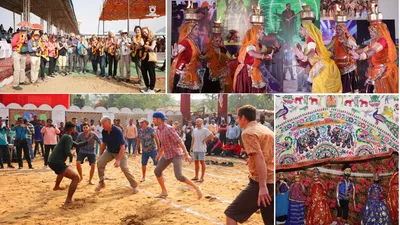 pushkar fair 2023  कठपुतली  कबड्डी से लेकर लोक नृत्यों ने बढ़ाई शोभा  पुष्कर मेले की कुछ खास तस्वीरें देखिए