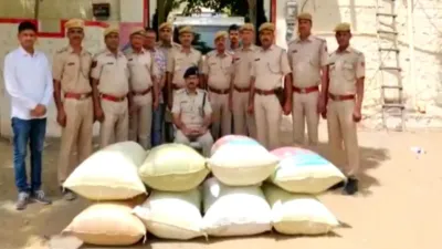 बाड़मेर पुलिस की बड़ी कार्रवाई  पिकअप से डेढ़ क्विंटल डोडा पोस्त किया बरामद  दो तस्कर हुए फरार