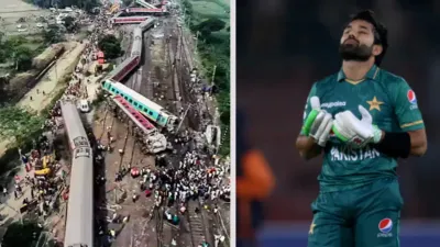 odisha train accident   pak के इस बल्लेबाज ने ओडिशा ट्रेन हादसे पर कही ये बड़ी बात  सोशल मीडिया पर आई कमेंटस की बाढ़