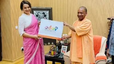 atiq ahmed के एनकाउंटर के बाद cm योगी की मुरीद हुई kangana ranaut  शेयर की ऐसी स्टोरी