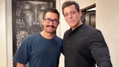 सलमान ने आमिर के साथ मनाई ईद  फैंस के लिए शेयर की तस्वीर