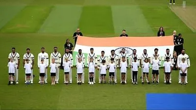 ind vs aus wtc final  काली पट्टी बांधकर डब्ल्यूटीसी फाइनल में उतरी भारत ऑस्ट्रेलिया  वजह जानकर आप भी करेंगे सलाम