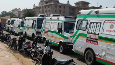 jaipur  फूलने लगी मरीजों की सांसें…5 दिन से हड़ताल पर एंबुलेंस चालक  सख्ती की तैयारी में पुलिस 
