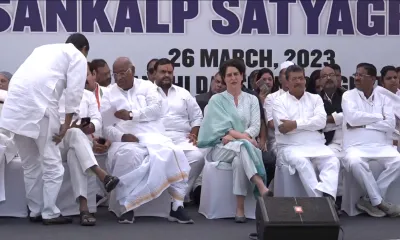 देशभर में कांग्रेस का  sankalp satyagraha  जारी  राजघाट पर जुटे दिग्गज नेता  cm गहलोत भी दिल्ली रवाना