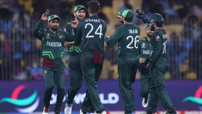 nz vs pak  पाकिस्तान ने न्यूज़ीलैंड को dls नियम के तहत 21 रनों से हराया  सेमीफाइनल की दौड़ में बरकरार