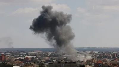 गाजा के हॉस्पिटल पर हवाई हमले में 500 लोगों की मौत  हमास ने कहा  इजराइल ने एयरस्ट्राइक की  pm नेतन्याहू ने दिया ये जवाब