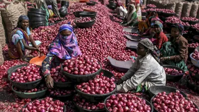 onion auction  प्याज ने किसानों को रुलाया  एशिया की सबसे बड़ी मंडी नासिक में किसानों ने रोकी नीलामी 