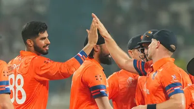 ned vs ban  पहले टॉस जीता फिर मैच  नीदरलैंड्स ने बांग्लादेश को 87 रनों से हराया