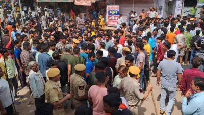 dholpur muharram case   3 युवकों की मौत के लिए जिम्मेदार कौन  2 पुलिसकर्मी  2 jen व लाइनमैन सस्पेंड