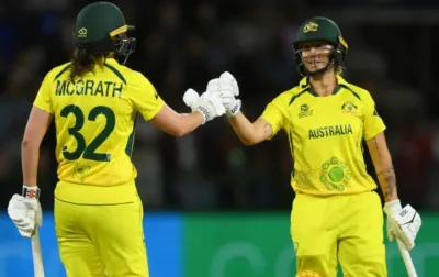 women t20 wc 2023  साउथ अफ्रीका को हराकर सेमीफइनल में पहुंचा ऑस्ट्रेलिया  मैक्ग्रा ने ठोका अर्धशतक