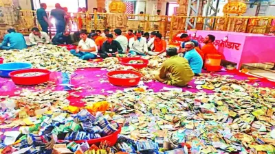 राजस्थान के सबसे अमीर मंदिर के दानपात्र खुले  करोड़ों में आया चढ़ावा