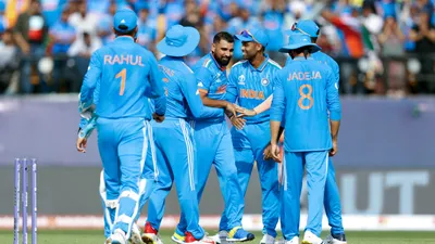 world cup 2023  भारत की वर्ल्ड कप में लगातार छठी जीत  इंग्लैंड को किया 129 पर ऑलआउट
