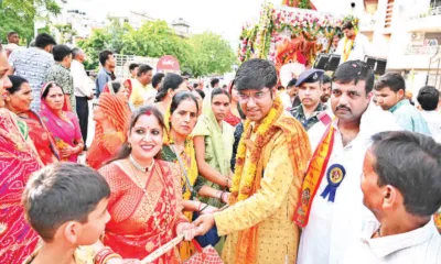 पहली बार जयपुर में निकली रथ यात्रा  श्रद्धालुओं ने खींचा भगवान जगन्नाथ का रथ