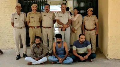 श्रीगंगानगर पुलिस की बड़ी कार्रवाई  2 करोड़ रुपए की हेरोइन साथ तीन तस्कर गिरफ्तार