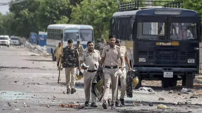 गुरुग्राम पलवल तक पहुंची नूंह हिंसा की आंच  9 जिलों में धारा 144 लागू  भरतपुर में 4 जगह नेटबंदी