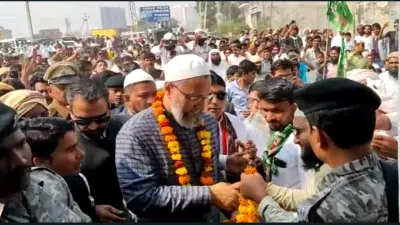 owaisi rajasthan visit   भरतपुर भिवानी कांड पर बोले ओवैसी  राजस्थान सरकार की लापरवाही से जिंदा जलाए गए दोनों बच्चे