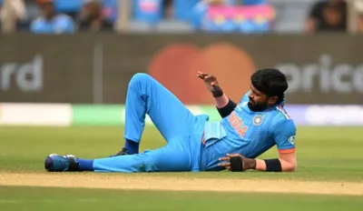 ind vs ban   वर्ल्ड कप में टीम इंडिया को लगा बड़ा झटका  ये दिग्गज ऑलराउंडर हुआ चोटिल  देखें video