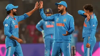 world cup 2023  भारत ने नीदरलैंड्स को 160 रनों से हराया  अय्यर राहुल का शतक  विराट रोहित ने लिए 1 1 विकेट 
