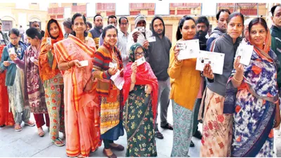 rajasthan election 2023   कांग्रेस के दिग्गजों की सीटों पर मतदान में महिलाएं आगे