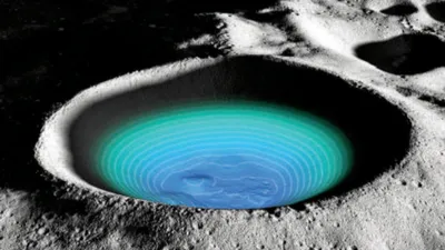 चांद के गड्ढों में कहां से आया पानी  चंद्रयान 3 के डेटा से चलेगा पता