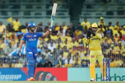 mi vs csk   मुंबई इंडियंस ने चेन्नई सुपरकिंग्स को दिया 140 रनों का लक्ष्य  मथीशा पथिराना ने चटकाए तीन विकेट