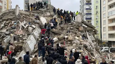 earthquake in turkiye  तुर्किए में फिर आया भूकंप  3 लोगों की मौत  200 से अधिक घायल