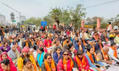 कोटा में धर्म रक्षा की भरी हुंकार  सामूहिक हनुमान चालीसा का पाठ कर किया बागेश्वर बाबा का समर्थन