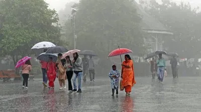 weather update  राजस्थान में फिर हुआ मानसून एक्टिव  अगले 4 5 दिन भारी बारिश का अलर्ट