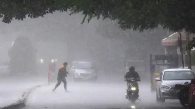 rajasthan weather update   विदाई से पहले इंद्रदेव मेहरबान    13 जिलों में आज बारिश का अलर्ट
