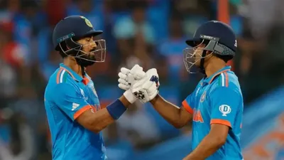 india vs netherlands  इंडिया ने नीदरलैंड्स को दिया 411 रन का लक्ष्य  श्रेयस अय्यर और केएल राहुल का शतक