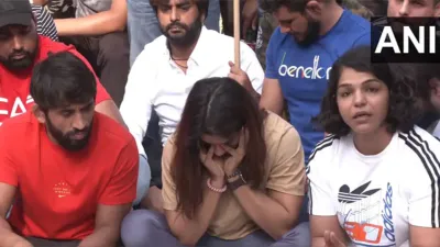 wrestlers protest   विनेश फोगाट समेत 7 रेसलर्स ने सुप्रीम कोर्ट में दायर की याचिका  भारतीय ओलंपिक संघ अब wfi  के चुनाव के लिए गठित करेगी कमेटी