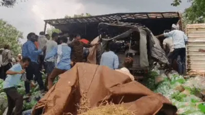 rajasthan road accident   दौसा के भयानक सड़क हादसा  ट्रक जीप की टक्कर में 6 की मौत  11 घायल