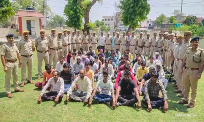 बदमाशों पर राजस्थान पुलिस का ऑपरेशन  वज्र प्रहार   प्रदेशभर में एक साथ 12 854 जगहों पर रेड़  9 हजार आरोपी अरेस्ट