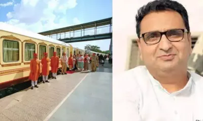 खुशखबरी  लग्जरी ट्रेन palace on wheels का 28 सितंबर को ट्रायल रन  जानें कब होगा पहला टूर