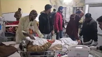 hanumangarh accident   हनुमानगढ़ में ट्रक और कार की भिड़ंत में तीन लोगों की मौत  5 गंभीर घायल