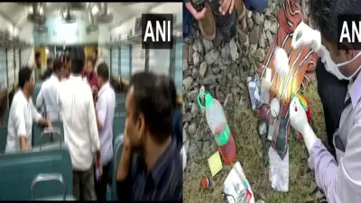 kerala   ट्रेन मे चढ़ने को लेकर एक यात्री ने दूसरे को लगाई आग  दो साल के बच्चे और महिला समेत 3 की मौत  वारदात का आतंकी कनेक्शन   
