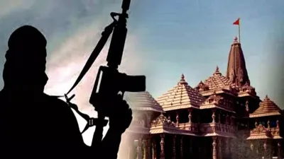 ayodhya  राम मंदिर पर आतंकी हमले की साजिश  सुसाइड अटैक का प्लान  खुफिया एजेंसियों ने जारी किया अलर्ट