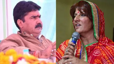 rajasthan election 2023  दांतारामगढ़ सीट पर अनोखा चुनावी घमासान  आमने सामने उतरे पति पत्नी 